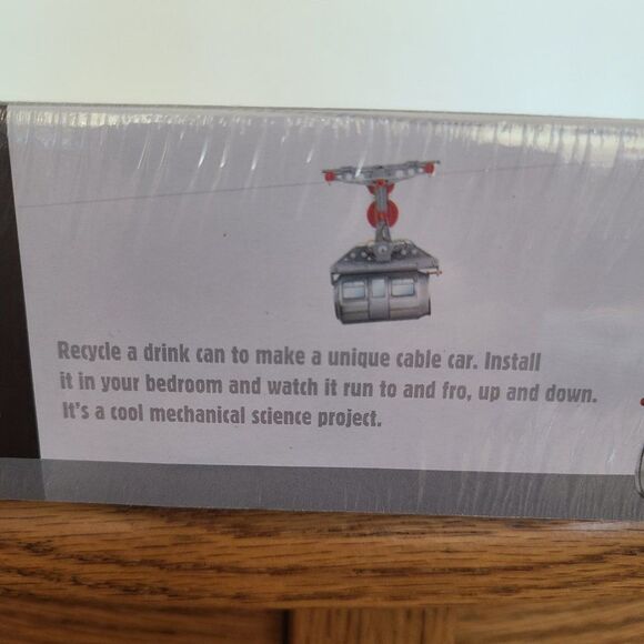 Toysmith Tin Can Cable Car Science Kit ~ Project Hobby Kids Science Mechanic Kit - Picture 7 of 7